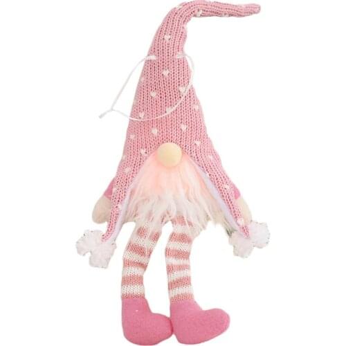 Christmas Faceless Gnome Santa Doll Pendant Tree Hanging Ornament Doll Decoration For Home Gifts Party Supply