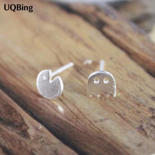 Free Shipping Fashion Sterling 925 Silver Stud Earrings Animals Fish Stud Earrings Jewelry Pendientes Brincos