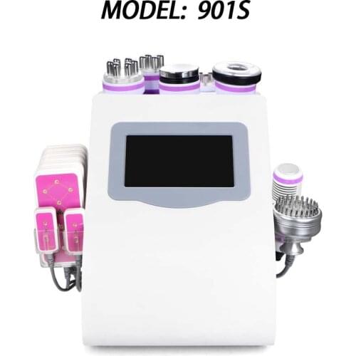 9 In 1 Multifunction 40K Cavitation Machine Radio Frequency Body Slimming Face Skin Care Fat Removal Lipo Laser and 601s or608s