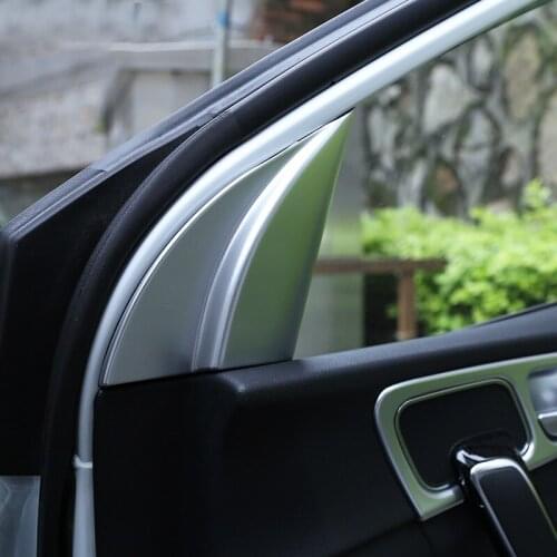 For Kia Sportage 2016 2017 2018 4th Ge Car accessories Inner Interior Window A Pillar Post Speaker Triangle Cover Trim 2pcs