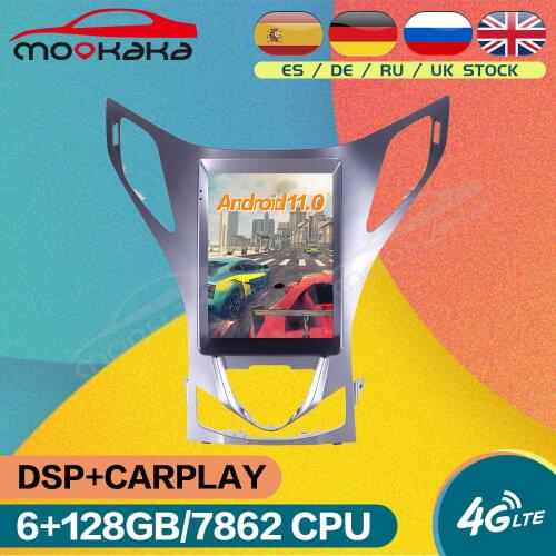 For Hyundai AZERA Grandeur Car Multimedia Player Radio Android Tesla Vertical Screen GPS Navigation Head Unit Auto Stereo Audio