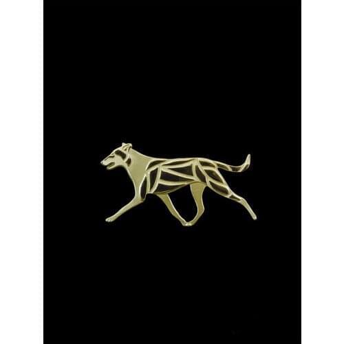 New Design Classic Animal Smooth Collie Dog Broche Gold Silver Color Designer Brooch For Men Overwatch Gift For Friend Father