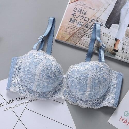 Women Fashion Seamless Sexy Bras For Push Up Bra Underwire Lingerie 3/4 Cup Bralette Underwear Lace Brassiere
