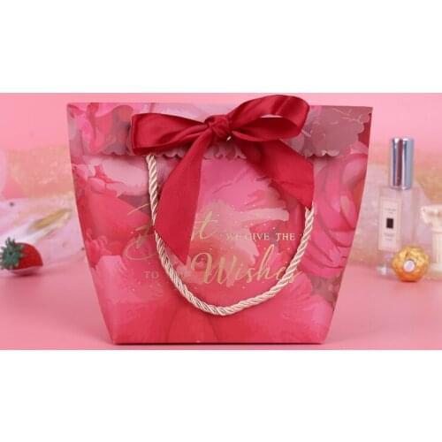 Factory Price Printed Custom Paper Bag with Rope Handle,Printing famous brand paper bag manufacturer --XP2103