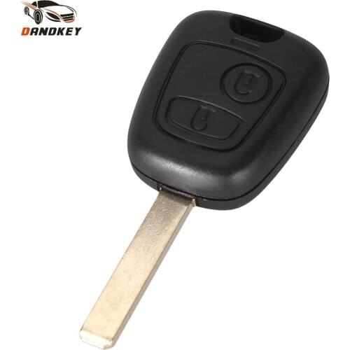 Dandkey 2 Button Remote Car Key Case Shell Fob For Citroen C1 C2 C3 Pluriel C4 C5 C8 Xsara Picasso Cover Replcament Key Shell