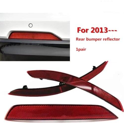 For Audi A3 2013----- Rear bumper Reflective strip Reflective plate