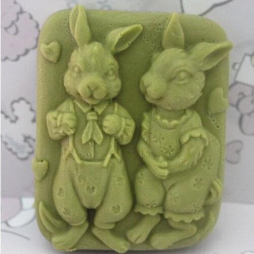 Rabbit Craft Soap Molds Silicone Candle Molds Soap Making Molds Resin Wax Mould