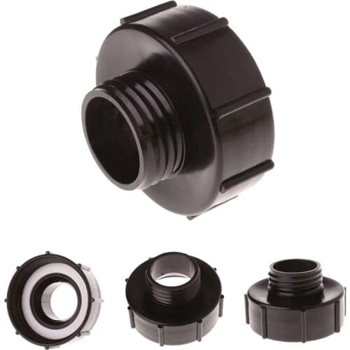 IBC Tote Tank Food Grade Drain Adapter 3.94" Coarse Thread To 1.97" Hose Faucet Valve Dropshipping
