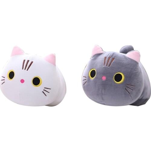 Kawaii Cat Plush Toys Stuffed Cute Cat Doll Lovely Animal Pillow Soft Cartoon Cushion Kid Christmas Gift