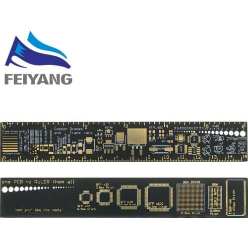 PCB Ruler For Electronic Engineers For Geeks Makers For Arduino Fans PCB Reference Ruler PCB Packaging Units v2 - 6