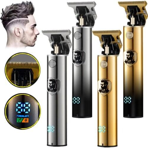 Electric Hair Clipper Hair Trimmer For Men Rechargeable LCD Electric Shaver Beard Barber Hair Cutting Machine For Men Hair Cut