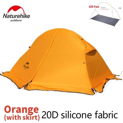 Naturehike 1.5KG ultralight tent 1 person outdoor camping hiking aluminum waterproof Single tents factory sell