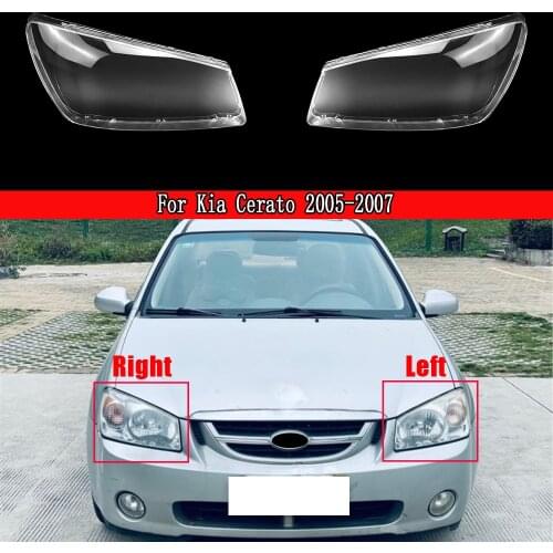 Car Headlight Headlamp Plastic Clear Shell Lamp Cover Replacement Lens Cover For Kia Cerato 2005-2007