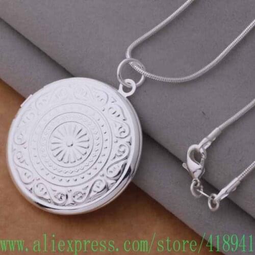 Silver Plated Necklace Silver Plated fashion jewelry pendant /byuakqba bfnajwua AN732