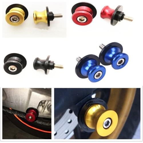 2pcs 6/ 8/ 10mm Spools Sliders motorcycle Swingarm Spool slider for Buell 1125CR 1125R M2 Cyclone S1 Lightning Ulysses XB12X