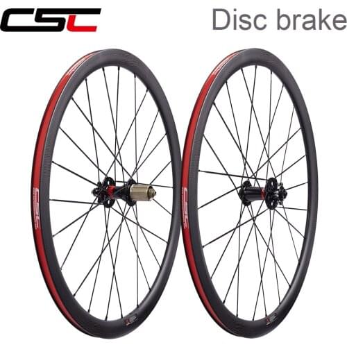 T800 Carbon Fiber 700C Bicycle Wheelset Disc Brake 6 Bolt Clincher Tubular Tubeless 24/30/38/50/60/88mm Cyclocross Gravel Bike