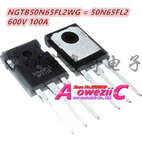 100% new imported original NGTB50N65FL2WG 50N65FL2 to-247 600V 100A NGTB50N65S1WG 50N65S1 TO-247 650V 50A power transistor