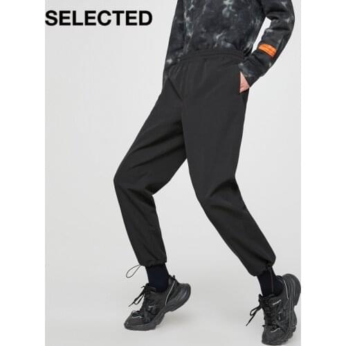 SELECTED Mens Winter New Style Trendy Elastic Waist Outwear Casual Pants S|420414040
