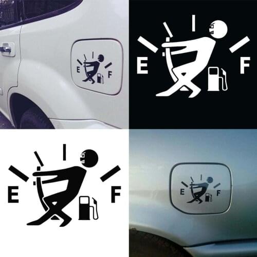 Funny Fuel Gauge Reflective Car Vehicle Body Oil Tank Cap Decals Sticker Decor