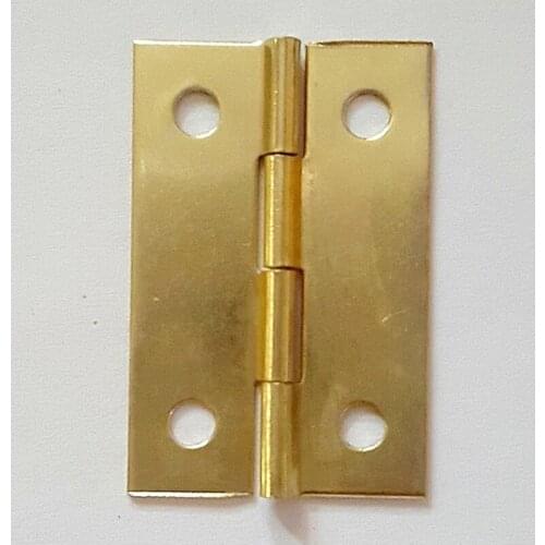 100pcs 22*34mm Gold Rectangular Hinge Cabinet Accessories Door Anti-theft Deduction Wooden Box Door Cabinet Furniture Fix
