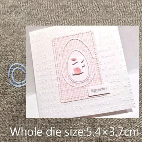 New Design Craft Metal Cutting Die cut die new 2pcs eggs decoration scrapbooking Album Paper Card Craft Embossing Die Cuts