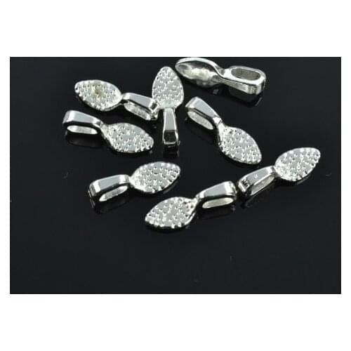 60pcs Silver Plated shovel Charms alloy Pendants for Bracelet Necklace Jewelry Making Accessories DIY 15*5mm 1742