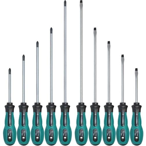 8/10Pcs Screwdrivers Set 75-200mm Multi-function PP Handle Security Insulated Screwdrivers Electrician Screw Driver Dropshipping