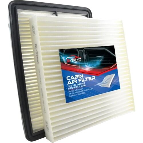 Bi-Trust Engine & Cabin Air Filter for Honda Accord 3.5 2008-2012/Acura TL 3.5 3.7 2009-2014/Honda Crosstour 3.5 2012-2015