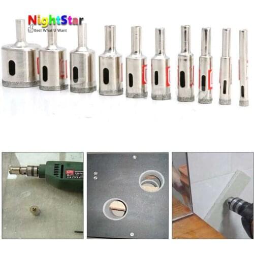 6/8/10/12/14/16/18/20/22/30/65mm Diamond Coated Core Drill Bit Tile Marble Glass Ceramic Hole Saw