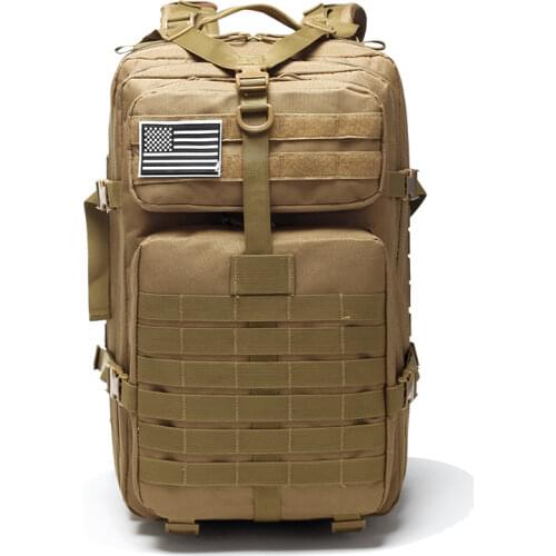 50L Capacity Men Army Military Tactical Large Backpack Waterproof Outdoor Sport Hiking Camping Hunting 3D Rucksack Bags For Men