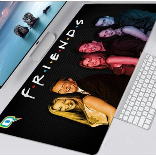 TV Series Friends Large Mousepad Kawaii Gaming Accessories Mouse Mat XL Mouse Pad Gamer Tapis De Souris Mausepad Tappetino Mouse
