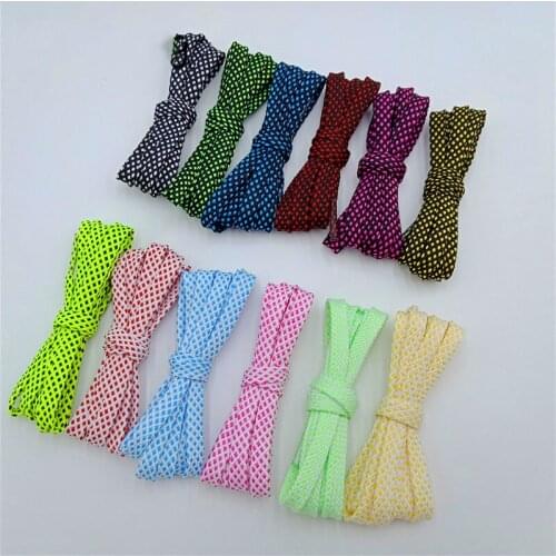 Coolstring Classic Style 7MM Shoe Accessories Bright Flat Shoelaces Innovative Luxury Lacet For Casual Canvas Boot Drop-Shipping