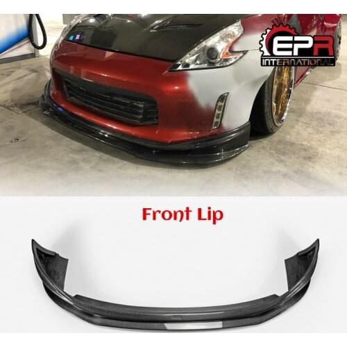 For Nissan 370Z Z34 12 Onwards Front Lip (facelift) Kouki Late Model VA Style Front Wing Spoiler Tuning Aero Body Kit