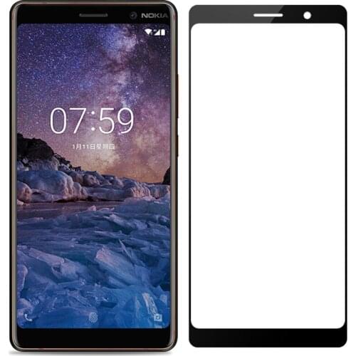 For Nokia 7 Plus 3D Full Tempered Glass Screen Protector For Nokia 2.1 3.1 5.1 6.1 7.1 Plus 8.1 Screen Protector Full Cover