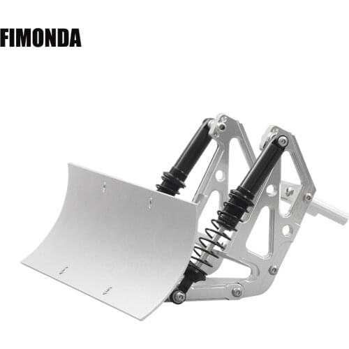 FIMONDA RC Car Blade Snow Plow Metal Snow Shovel for 1/10 RC Crawler Traxxas TRX4 TRX6 Axial SCX10 90046 03007 RGT 86100