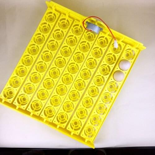 Automatic Hatchery Machine Parts Poultry 110V 220V Capacity 56 Duck Chicken Plastic Egg Tray for Incubator with Auto Turn Motor