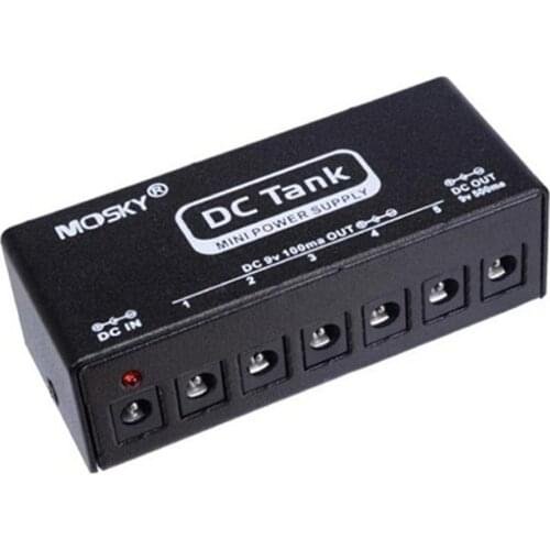 Mini 9V Guitar Effects Pedal Power Supply for 6 Effect Pedals 6 Outputs Pedal Guitarra Guitar Accessories