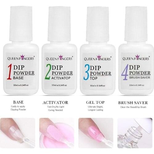 10ml Dipping Powder Nail Set Glitter Natural Holographic Powder Set Dry Chrome Pigment Nail Art Dust for UV Gel Polish Manicure