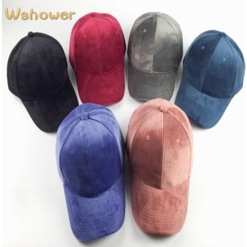 Which in shower Plain Blank Baseball Cap Hip Hop Casual 6 Panel Suede Winter Hat Warm Women Men Velveteen Snapback Bone Gorras