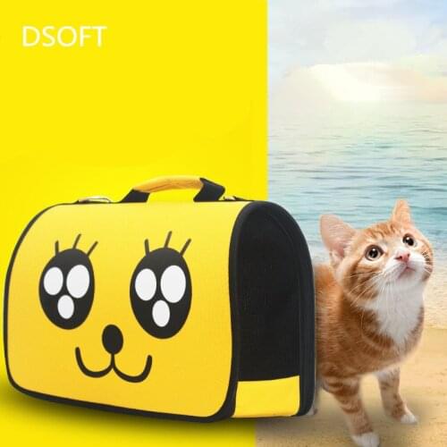 Pet Carrier For Cat Dogs Bag Dog Carrier Pet Shoulder Traveler Backpack breathable outdoor portable packaging bag Sling Backpack