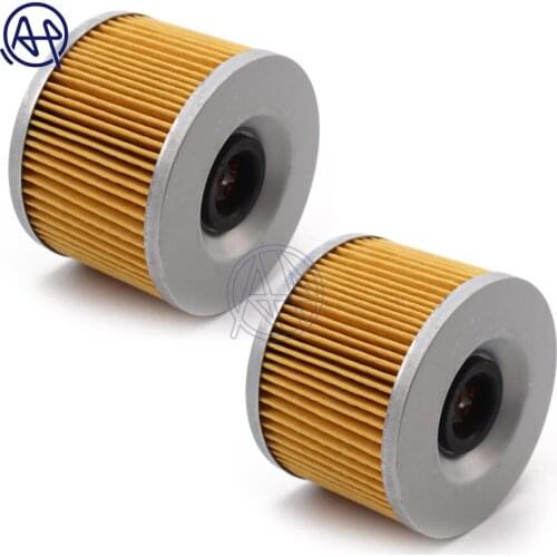 Fits for Kawasaki EL/EX250 Z400/440/500/550/650/750/900 ZR/ZX/ZRX/400 Yellow Motorcycle Engine Oil Filter Machine Filter