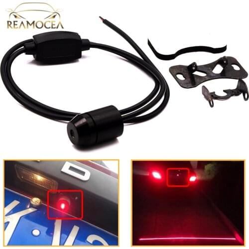 Reamocea 5W Universal Car Styling Laser Tail Fog Light Anti Collision car forlight Lamp Braking Parking Signal Warning Lamp