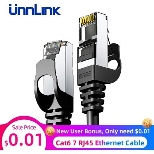 Unnlink Ethernet Cable UTP Cat6 STP Cat7 Lan Cable RJ45 2m 3m 5m 8m 10m Network Patch Cable For PC Computer Modem Router TV Box