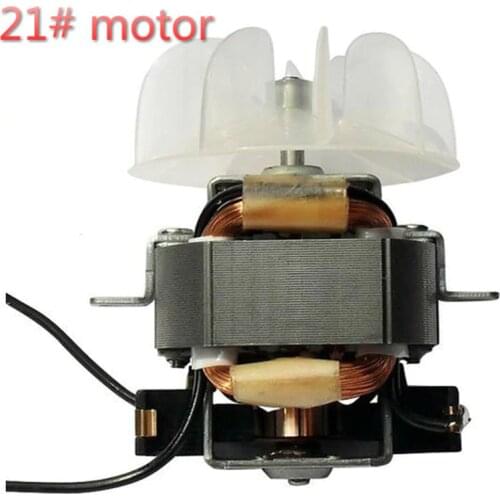 High-power hair dryer motor motor parts 21# motor with fan blades