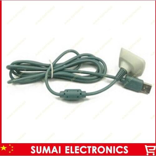 10pcs/lot New USB Charger Cable USB Charging Cable for Xbox360 Wireless Game Controller joystick
