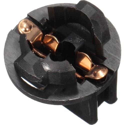 5Pcs 10Pcs T10 Car Light Base Twist Lock Socket For Instrument Panel Cluster Plug Dash License Number Lamp Lampholder Black