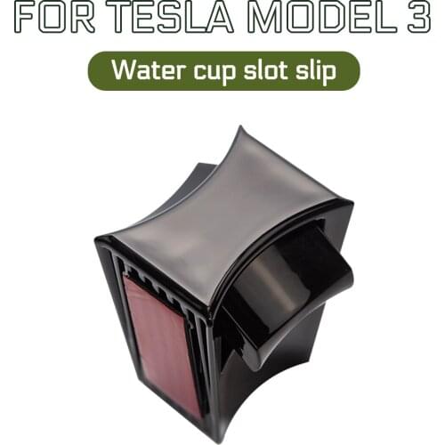Car Cup Drinks Holder Limiter For Tesla Model 3 2017 2018 2019 2020 Water Cup Slot Anti Slip Clip
