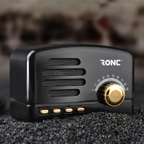 Retro Bluetooth Speaker Wireless Portable Mini Vintage Speakers Sound Box Audio Music Player Support TF Card FM Creative Gift