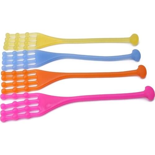 Four-color Women Men Silicone Arm Portable Training Fitness three-section Foot Puller Fitness Essential Equipment Yoga Rope