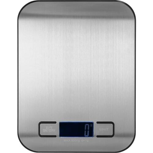 5kg/10kg Digital Scale Accurate Weighing Measure Tool Electronic Scale Platform Food Kitchen Scale Stainless Steel